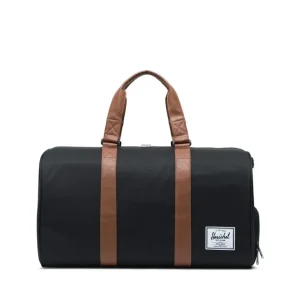 Bolso Herschel Novel Black Tan Synthetic Leather