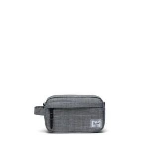 Neceser Herschel Chapter Small Travel Kit Raven Crosshatch