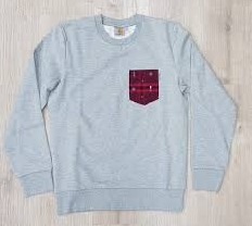 Suéter Carhartt WIP Eaton Pocket Carlos Check C Grey Heather