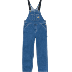 Peto Vaquero Carhartt WIP Bib Overall Blue Stone Washed
