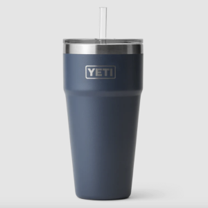 Yeti Rambler 26oz Straw Cup Navy
