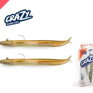 Black Minnow Crazy Sand EEL Nº2  120 mm Combo 15 g Gold