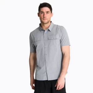 Camisa Manga Corta Hombre Akaroa Gris Merrell