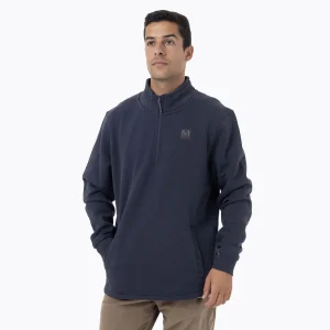 Poleron Hombre Lepais Zip Azul Merrell