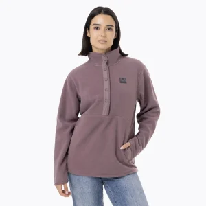 Polar Mujer Deches Snap Microfleece  Morado Merrell