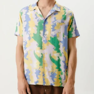 Camisa Pukas City Collage Lilac Blue