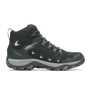 Botin Hombre Crosslander 3 Mid Waterproof Negro Merrell