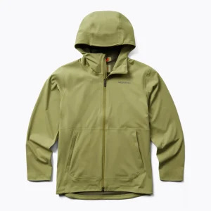 Impermeable Hombre Whisper Rain Shell Verde Musgo Merrell