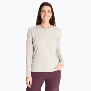 Polera Mujer Rib Beige Merrell