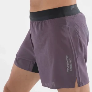 Pantalon Corto Técnico Unisex Pimiento Negro