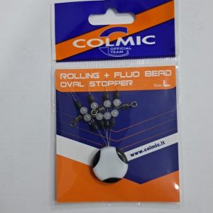 Rolling + Fluo Bead Oval Stopper Talla L