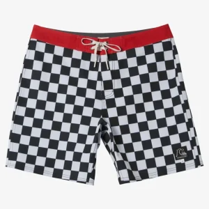Bañador Quiksilver Original Straight 18″ Black White Red