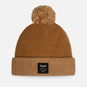 Gorro Unisex Fly Line Pom Blend-Pro Beanie Camel Melange Lippi
