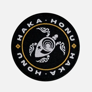 Parche Unisex Woven Patch Haka Honu Negro Haka Honu