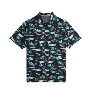 Camisa Vissla Island Woven Black
