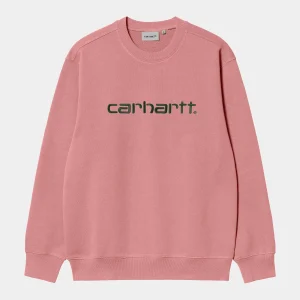 Suéter Carhartt WIP Carhartt Sweat Dusty Rose Sycamore Tree