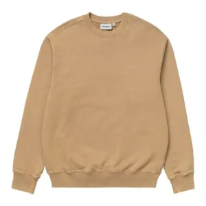 Suéter Carhartt WIP Mosby Script Dusty Hamilton Brown