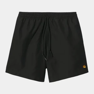 Bañador Carhartt WIP Chase Black Gold