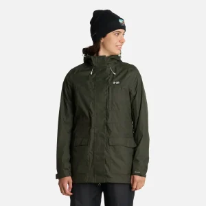 Chaqueta Mujer Kauai Verde Militar Haka Honu