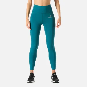 Calza Mujer Built To Move Compressive 7/8 Super High Rise Leggins Petroleo Vulcano