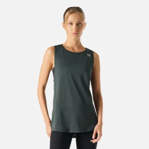 Polera Mujer Tempo Tank Top Melange Gris Vulcano