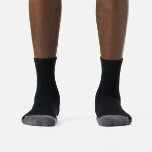 Calcetines Hombre Stride Running Mid Socks Negro Vulcano