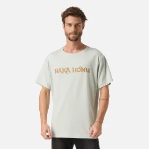 Polera Hombre Logo Celeste Haka Honu