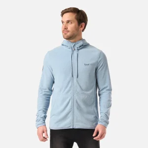 Polar Hombre Stripes Nano-F Full Zip Hoody Azul Piedra Lippi