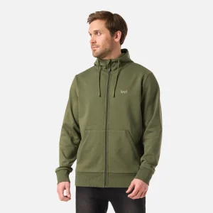 Polerón Hombre Ulmo Full Zip Hoody Sweatshirt Verde Musgo Lippi