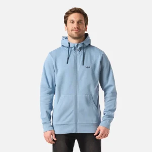 Polerón Hombre Ulmo Light Full Zip Hoody Sweatshirt Azul Piedra Lippi