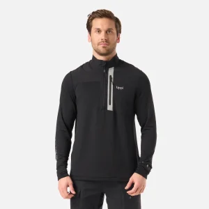 Polerón Hombre Karova Nano-F 1/4 Zip Negro Lippi