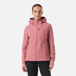 Chaqueta Mujer Wind-Trek Softshell Jacket Rosa Oscuro Lippi