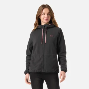 Polar Mujer Stripes Nano-F Full Zip Hoody Negro Lippi