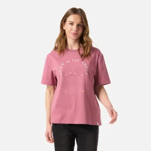 Polera Mujer Logo Lippi T-shirt Rosa Oscuro Lippi