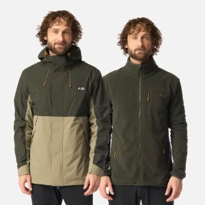 Chaqueta Hombre Escarcha Verde Militar Haka Honu