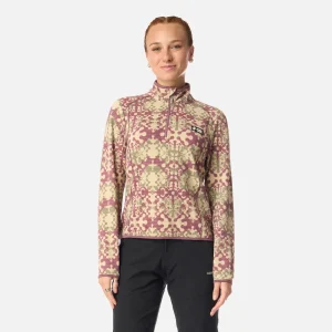 Polerón Mujer Taina Print Lila Haka Honu