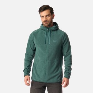 Polar Hombre Stripes Nano-F Full Zip Hoody Petroleo Lippi