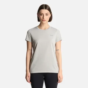 Polera Mujer Core Q-Dry T-Shirt Gris Claro Lippi