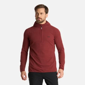 Polerón Hombre Jacaranda Nano-F 14 Zip Hoody Burdeo Lippi