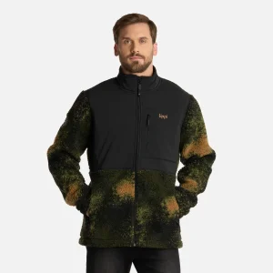 Polar Hombre Glaciar Sherpa-Pro Jacket Print Verde Militar Lippi