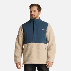 Polar Hombre Glaciar Sherpa-Pro 14 Zip Jacket Beige Lippi