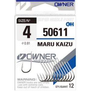 Anzuelo Owner Maru Kaizu 50611 White (Nº4, Nº5, Nº6 y Nº7)