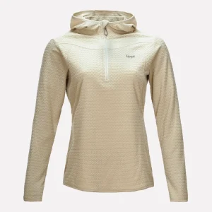 Poleron Mujer Jacaranda Nano-F 14 Zip Hoody Crudo Lippi