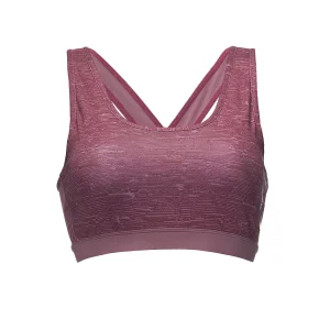 Peto Mujer In-Motion Crossback Bra Melange Lila Lippi