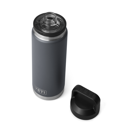 Yeti Rambler Bottle 26oz Chug Cap Charcoal - Imagen 3