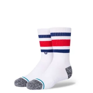 Calcetines Stance Boyd ST Kids White Blue(Talla pequeña,niño/a)