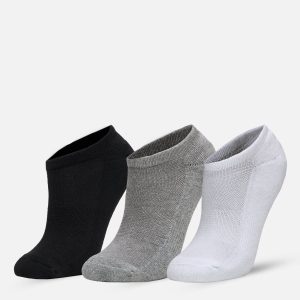 Calcetines Unisex Las Tres Puntas Pack Corto Negro / Blanco / Gris Haka Honu