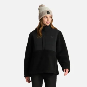 Polar Mujer Glaciar Sherpa-pro 14 Zip Jacket Negro Lippi