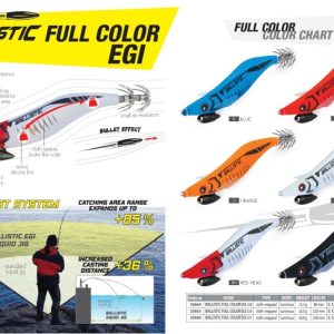 DTD Ballistic Full Color EGI – Jibionera Full Color para calamar